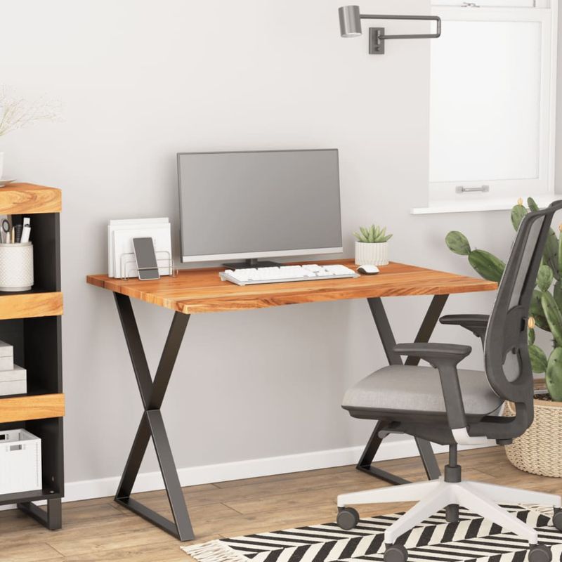 Casa si Gradina - Mobilier - Feronerie si accesorii mobila - Blat de birou 110x80x2,5 cm dreptunghiular lemn masiv de acacia - Infinity.ro