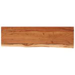 Casa si Gradina - Mobilier - Biblioteci si rafturi - Rafturi - Raft perete 90x30x2,5 cm dreptunghiular lemn acacia margine vie - Infinity.ro