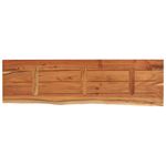 Casa si Gradina - Mobilier - Biblioteci si rafturi - Rafturi - Raft perete 90x30x2,5 cm dreptunghiular lemn acacia margine vie - Infinity.ro