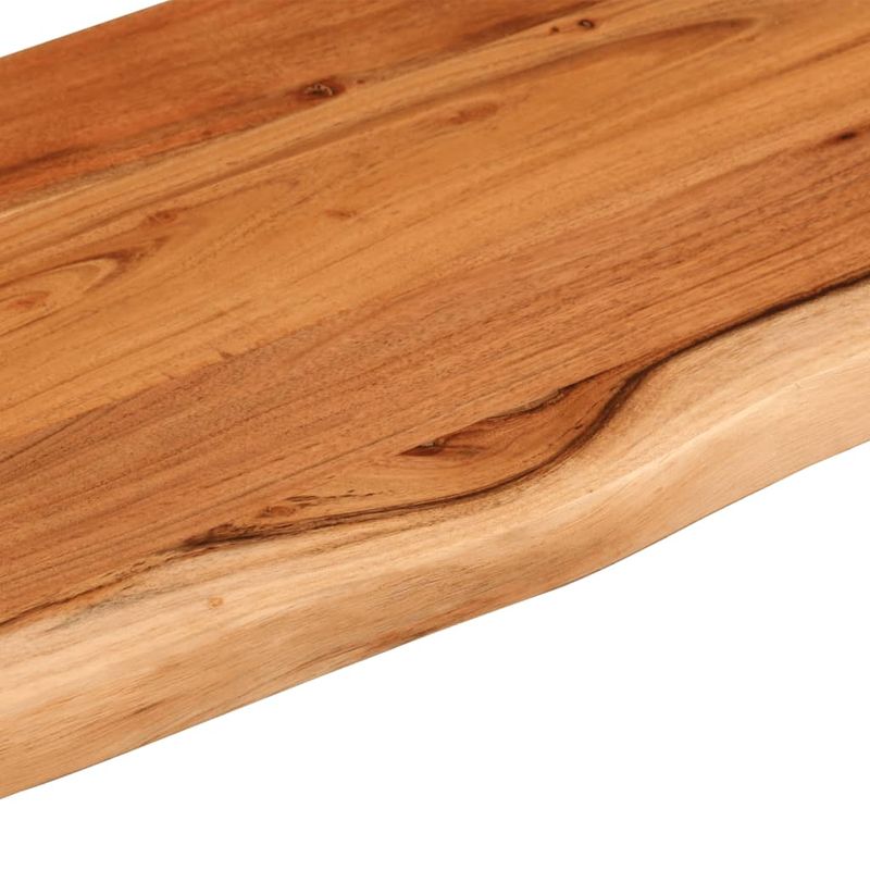Casa si Gradina - Mobilier - Biblioteci si rafturi - Rafturi - Raft perete 90x30x2,5 cm dreptunghiular lemn acacia margine vie - Infinity.ro