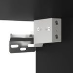 Casa si Gradina - Mobilier - Comode si corpuri - Noptiere - Noptiere montate pe perete cu lumini LED, 2 buc., negru - Infinity.ro