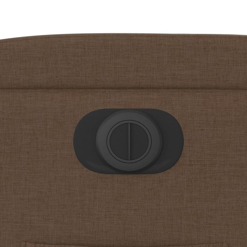 Casa si Gradina - Mobilier - Scaune si fotolii - Fotolii - Fotoliu rabatabil electric, maro, material textil - Infinity.ro