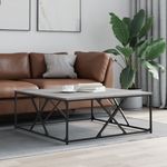 Casa si Gradina - Mobilier - Mese si birouri - Masute de cafea - Masuta de cafea gri sonoma 100x100x40 cm lemn prelucrat - Infinity.ro
