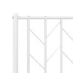Casa si Gradina - Mobilier - Paturi si accesorii - Accesorii paturi - Tablie de pat metalica, alb, 75 cm - Infinity.ro