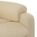 Casa si Gradina - Mobilier - Scaune si fotolii - Fotolii - Fotoliu rabatabil cu ridicare pe verticala, crem, textil - Infinity.ro