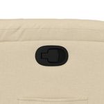 Casa si Gradina - Mobilier - Scaune si fotolii - Fotolii - Fotoliu rabatabil cu ridicare pe verticala, crem, textil - Infinity.ro