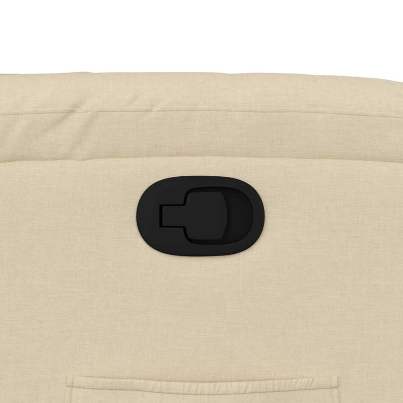Casa si Gradina - Mobilier - Scaune si fotolii - Fotolii - Fotoliu rabatabil cu ridicare pe verticala, crem, textil - Infinity.ro