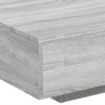 Casa si Gradina - Mobilier - Mese si birouri - Masute de cafea - Masuta de cafea cu lumini LED, gri sonoma, 85x55x31 cm - Infinity.ro