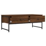 Casa si Gradina - Mobilier - Mese si birouri - Masute de cafea - Masuta de cafea, stejar maro, 101x49x39,5 cm, lemn prelucrat - Infinity.ro