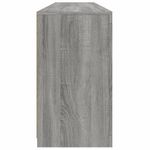 Casa si Gradina - Mobilier - Comode si corpuri - Comode - Servanta cu lumini LED, gri sonoma, 162x37x67 cm - Infinity.ro