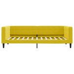 Casa si Gradina - Mobilier - Paturi si accesorii - Paturi - Pat de zi cu saltea, galben, 90x200 cm, catifea - Infinity.ro
