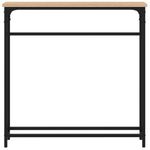 Casa si Gradina - Mobilier - Comode si corpuri - Console - Masuta consola, stejar sonoma, 75x19,5x75 cm, lemn prelucrat - Infinity.ro
