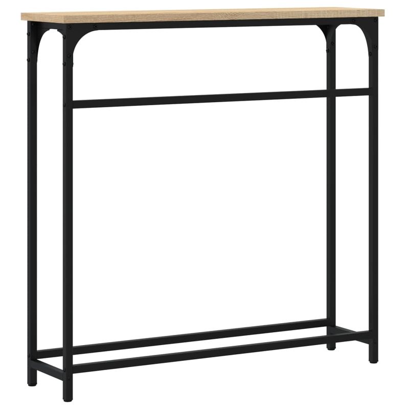 Casa si Gradina - Mobilier - Comode si corpuri - Console - Masuta consola, stejar sonoma, 75x19,5x75 cm, lemn prelucrat - Infinity.ro