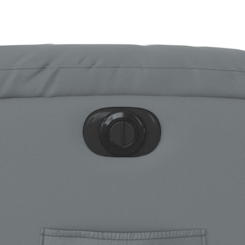 Casa si Gradina - Mobilier - Scaune si fotolii - Fotolii - Fotoliu rabatabil electric cu ridicare, gri, piele ecologica - Infinity.ro