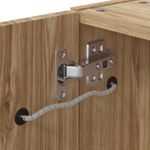 Casa si Gradina - Mobilier - Mobilier baie - Corpuri baie - Dulap cu oglinda de baie cu LED, stejar deschis, 60x13x52 cm - Infinity.ro