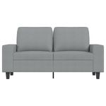 Casa si Gradina - Mobilier - Canapele si coltare - Canapele - Canapea cu 2 locuri, gri deschis, 120 cm, material textil - Infinity.ro