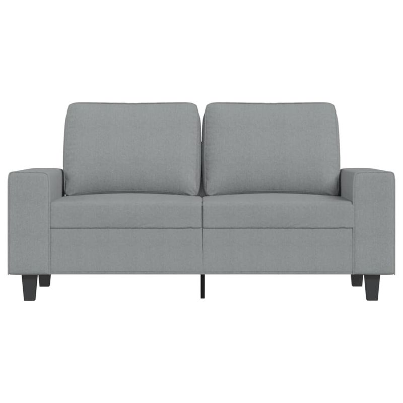 Casa si Gradina - Mobilier - Canapele si coltare - Canapele - Canapea cu 2 locuri, gri deschis, 120 cm, material textil - Infinity.ro
