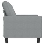 Casa si Gradina - Mobilier - Canapele si coltare - Canapele - Canapea cu 2 locuri, gri deschis, 120 cm, material textil - Infinity.ro