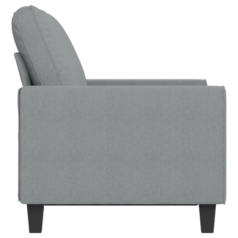 Casa si Gradina - Mobilier - Canapele si coltare - Canapele - Canapea cu 2 locuri, gri deschis, 120 cm, material textil - Infinity.ro