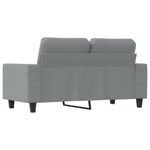 Casa si Gradina - Mobilier - Canapele si coltare - Canapele - Canapea cu 2 locuri, gri deschis, 120 cm, material textil - Infinity.ro