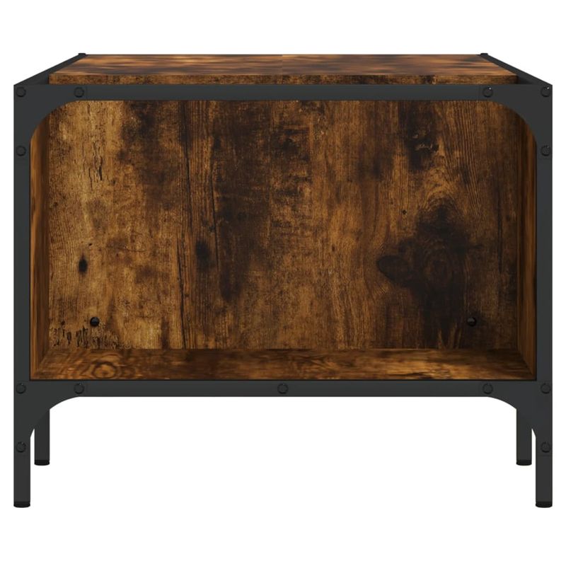 Casa si Gradina - Mobilier - Mese si birouri - Masute de cafea - Masuta de cafea cu raft, stejar fumuriu, 100x51x40 cm, lemn - Infinity.ro
