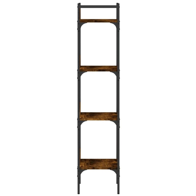 Casa si Gradina - Mobilier - Biblioteci si rafturi - Biblioteci - Biblioteca 4 niveluri, stejar fumuriu, 35x30x138,5 cm - Infinity.ro