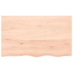 Casa si Gradina - Mobilier - Feronerie si accesorii mobila - Blat de masa, 100x60x(2-4) cm, lemn masiv de stejar netratat - Infinity.ro