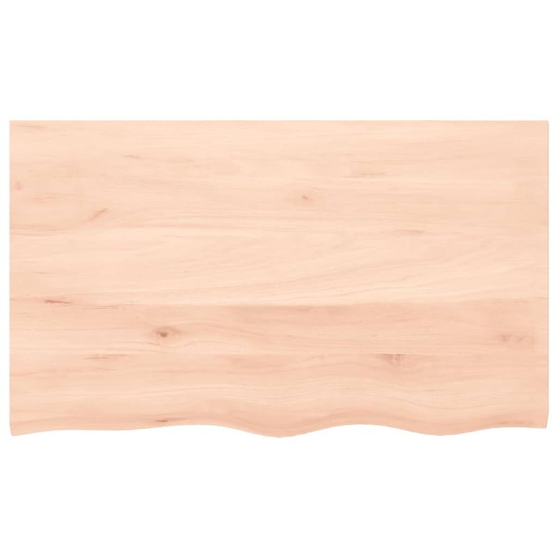 Casa si Gradina - Mobilier - Feronerie si accesorii mobila - Blat de masa, 100x60x(2-4) cm, lemn masiv de stejar netratat - Infinity.ro