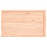 Casa si Gradina - Mobilier - Feronerie si accesorii mobila - Blat de masa, 100x60x(2-4) cm, lemn masiv de stejar netratat - Infinity.ro