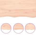 Casa si Gradina - Mobilier - Feronerie si accesorii mobila - Blat de masa, 100x60x(2-4) cm, lemn masiv de stejar netratat - Infinity.ro