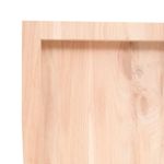 Casa si Gradina - Mobilier - Feronerie si accesorii mobila - Blat de masa, 100x60x(2-4) cm, lemn masiv de stejar netratat - Infinity.ro