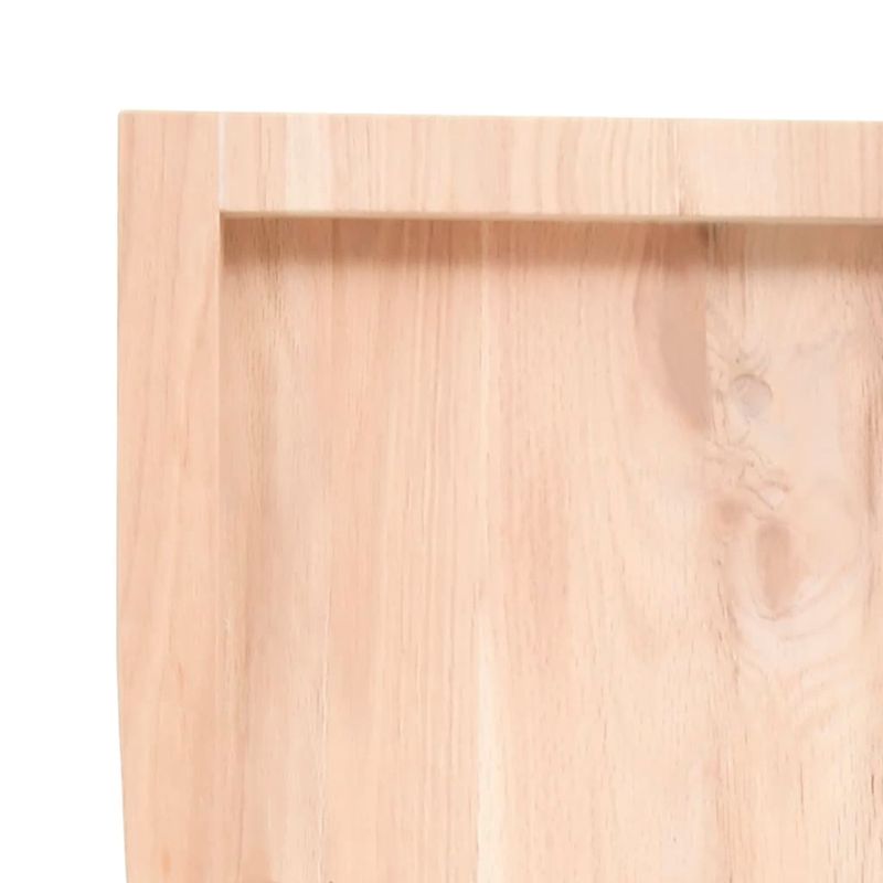 Casa si Gradina - Mobilier - Feronerie si accesorii mobila - Blat de masa, 100x60x(2-4) cm, lemn masiv de stejar netratat - Infinity.ro