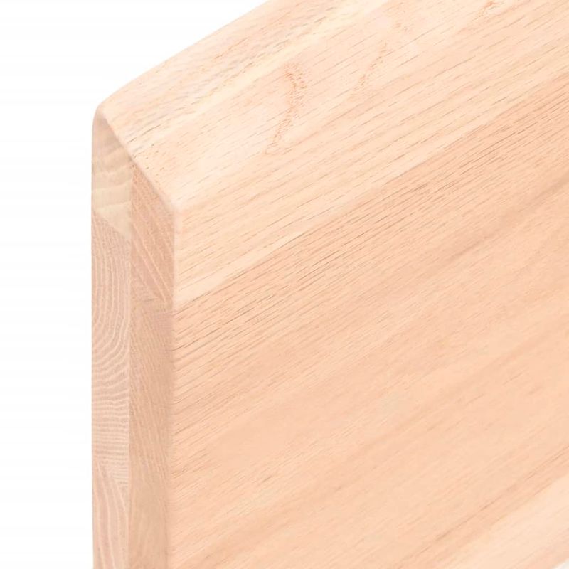 Casa si Gradina - Mobilier - Feronerie si accesorii mobila - Blat de masa, 100x60x(2-4) cm, lemn masiv de stejar netratat - Infinity.ro