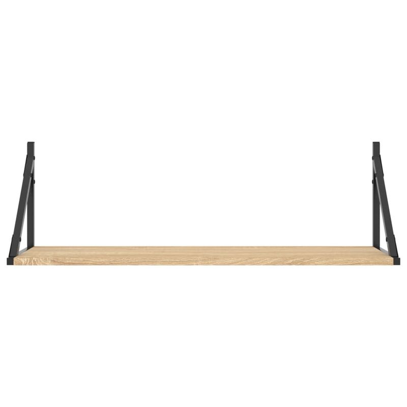 Casa si Gradina - Mobilier - Biblioteci si rafturi - Rafturi - Dulapuri de perete, 2 buc., stejar sonoma, 80x25x25,5 cm, lemn - Infinity.ro