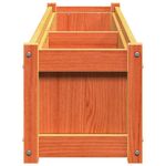 Casa si Gradina - Gradinarit si plante - Plante si ghivece - Ghivece si suporturi - Jardiniera de gradina, maro ceruit, 180x31x31 cm lemn masiv pin - Infinity.ro