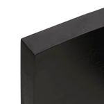 Casa si Gradina - Mobilier - Mobilier baie - Blaturi baie - Blat de baie, maro inchis, 80x60x(2-6) cm, lemn masiv tratat - Infinity.ro