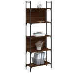 Casa si Gradina - Mobilier - Biblioteci si rafturi - Biblioteci - Biblioteca 5 niveluri, stejar maro, 60,5x24x166,5 cm - Infinity.ro