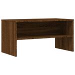 Casa si Gradina - Mobilier - Comode si corpuri - Comode - Comoda TV, stejar maro, 80x40x40 cm, lemn prelucrat - Infinity.ro