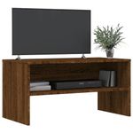 Casa si Gradina - Mobilier - Comode si corpuri - Comode - Comoda TV, stejar maro, 80x40x40 cm, lemn prelucrat - Infinity.ro