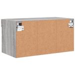 Casa si Gradina - Mobilier - Comode si corpuri - Comode - Comoda TV cu lumini LED, gri sonoma, 60x30x30 cm - Infinity.ro