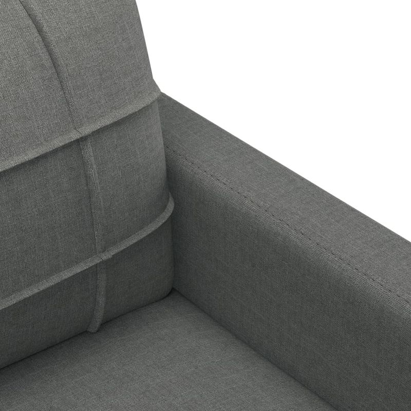 Casa si Gradina - Mobilier - Seturi de mobilier - Seturi living - Set de canapele cu perne, 3 piese, gri inchis, textil - Infinity.ro