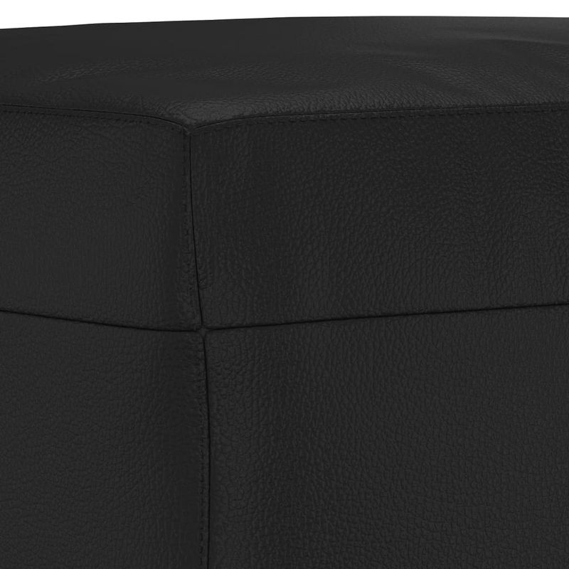 Casa si Gradina - Mobilier - Seturi de mobilier - Seturi living - Set de canapele cu perne, 4 piese, negru, piele ecologica - Infinity.ro