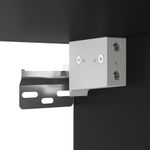 Casa si Gradina - Mobilier - Comode si corpuri - Comode - Comoda TV de perete cu lumini LED, negru, 58,5x30x60,5 cm - Infinity.ro