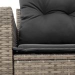 Casa si Gradina - Gradina si terasa - Mobilier exterior - Canapele si fotolii gradina - Canapea de gradina cu perne, 2 locuri, gri, poliratan - Infinity.ro