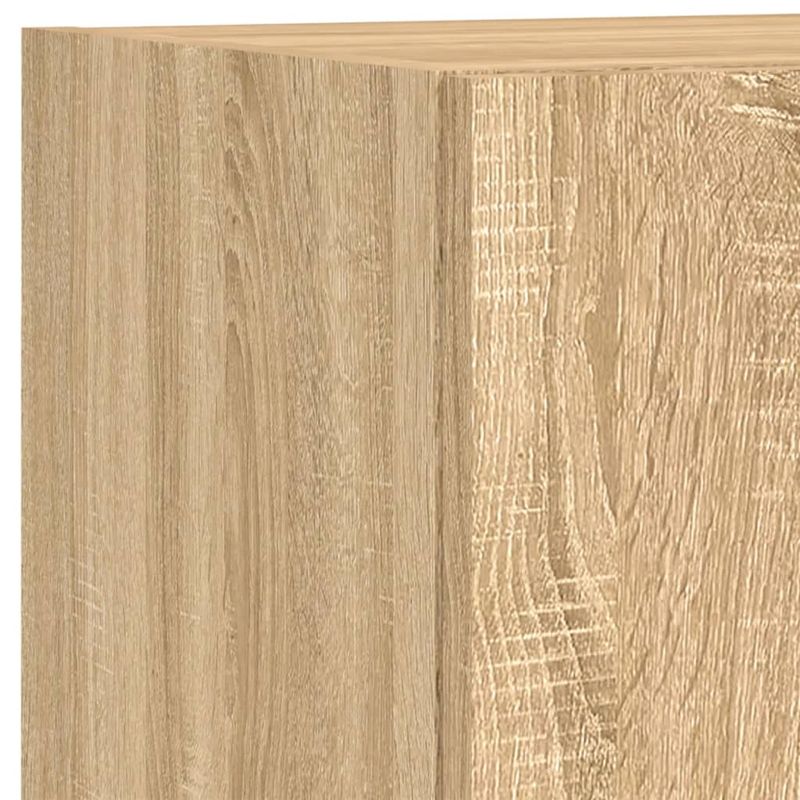 Casa si Gradina - Mobilier - Comode si corpuri - Comode - Unitati de perete TV cu LED-uri, 5 piese, stejar sonoma, lemn - Infinity.ro