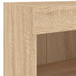Casa si Gradina - Mobilier - Comode si corpuri - Comode - Unitati de perete TV cu LED-uri, 5 piese, stejar sonoma, lemn - Infinity.ro