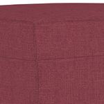 Casa si Gradina - Mobilier - Seturi de mobilier - Seturi living - Set canapea cu perne, 3 piese, rosu vin, material textil - Infinity.ro