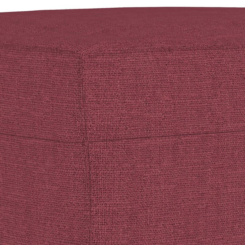 Casa si Gradina - Mobilier - Seturi de mobilier - Seturi living - Set canapea cu perne, 3 piese, rosu vin, material textil - Infinity.ro