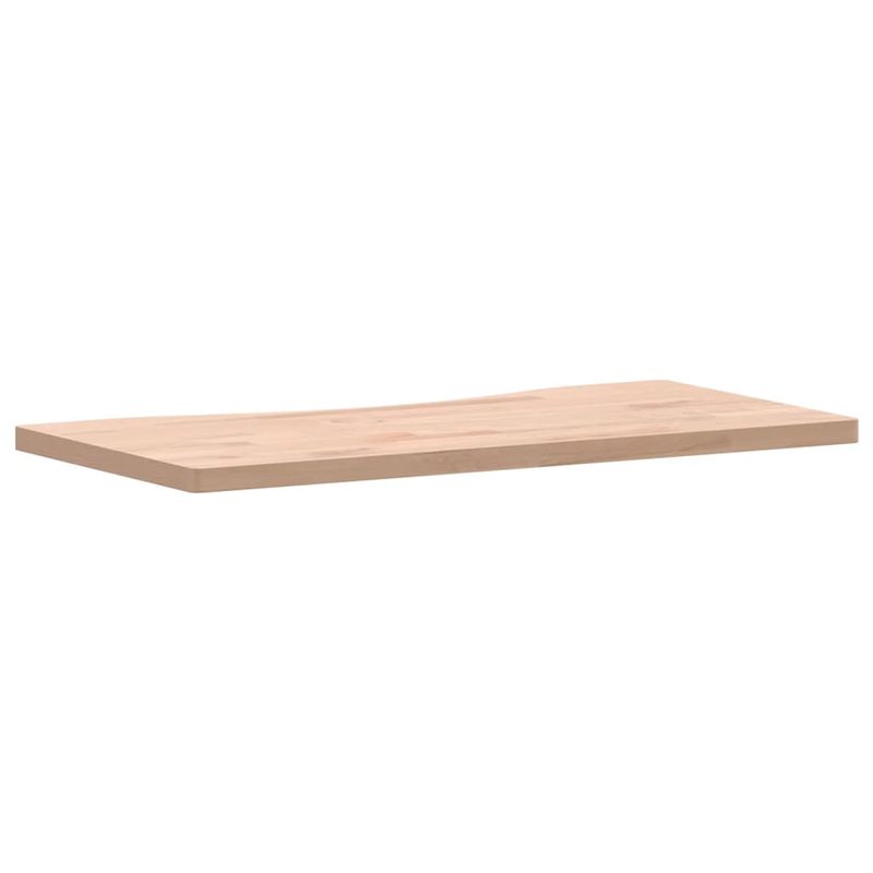 Casa si Gradina - Mobilier - Feronerie si accesorii mobila - Blat de birou, 80x(36-40)x2,5 cm, lemn masiv de fag, natural - Infinity.ro