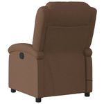 Ingrijire personala si Cosmetice - Sanatate si wellness - Articole wellness - Fotolii de masaj - Fotoliu de masaj rabatabil, maro, material textil - Infinity.ro